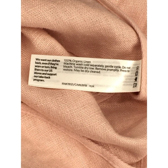 Eileen Fisher Powder Tencel Linen Long Open Front Jacket Women's Medium NWOT - Picture 6 of 6